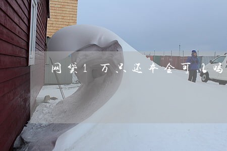 网贷1万只还本金可以吗 网贷1万只还本金可以吗