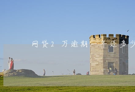 网贷2万逾期一年还多少 网贷2万逾期一年还多少