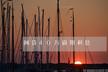 网贷40万逾期利息 网贷40万逾期利息