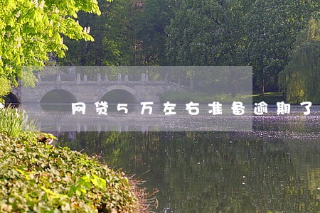 网贷5万左右准备逾期了 网贷5万左右准备逾期了
