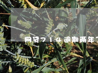 网贷714逾期两年了 网贷714逾期两年了