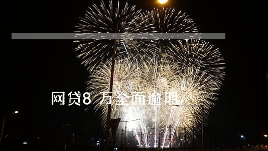 网贷8万全面逾期 网贷8万全面逾期