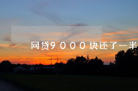 网贷9000块还了一半逾期5年 网贷9000块还了一半逾期5年
