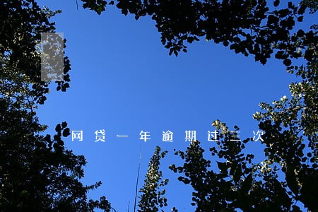 网贷一年逾期过三次 网贷一年逾期过三次