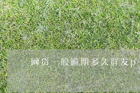 网贷一般逾期多久群发p图 网贷一般逾期多久群发p图
