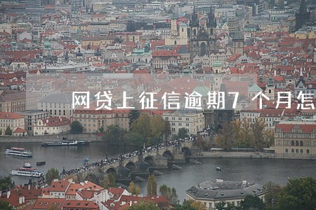 网贷上征信逾期7个月怎么办 网贷上征信逾期7个月怎么办