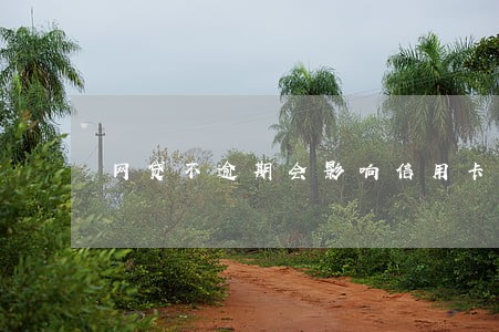 网贷不逾期会影响信用卡吗 网贷不逾期会影响信用卡吗