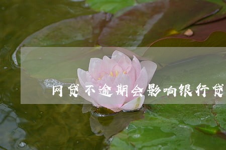 网贷不逾期会影响银行贷款吗