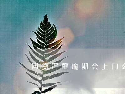 网贷严重逾期会上门么
