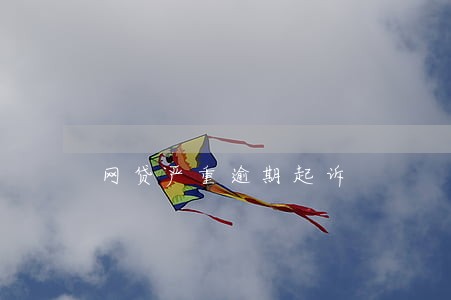 网贷严重逾期起诉 网贷严重逾期起诉