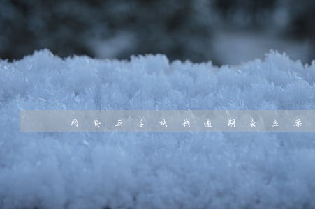 网贷五千块钱逾期会立案吗 网贷五千块钱逾期会立案吗