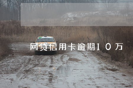 网贷信用卡逾期10万