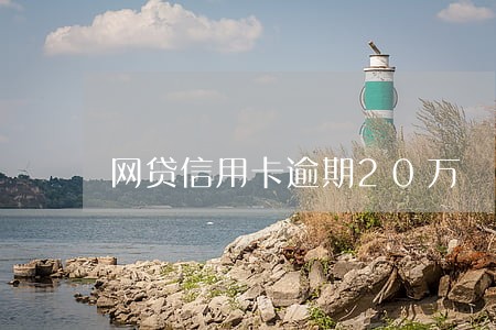 网贷信用卡逾期20万 网贷信用卡逾期20万