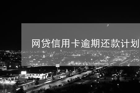 网贷信用卡逾期还款计划 网贷信用卡逾期还款计划