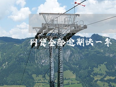 网贷全部逾期快一年 网贷全部逾期快一年