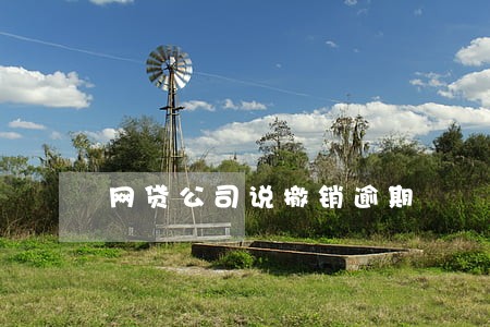 网贷公司说撤销逾期 网贷公司说撤销逾期