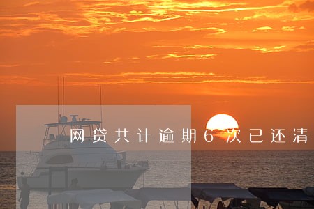 网贷共计逾期6次已还清 网贷共计逾期6次已还清