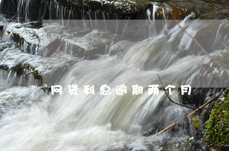 网贷利息逾期两个月