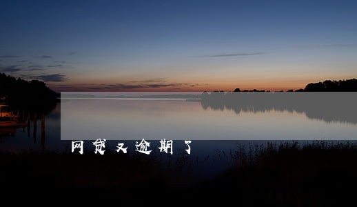 网贷又逾期了 网贷又逾期了