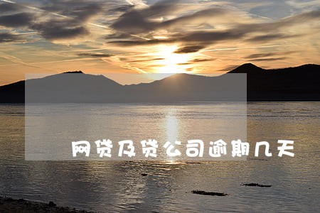 网贷及贷公司逾期几天