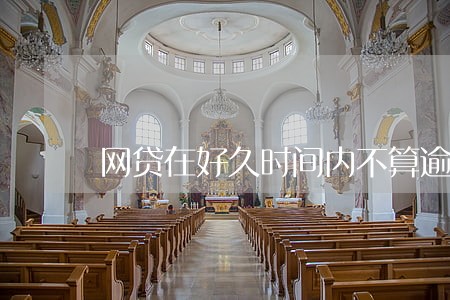 网贷在好久时间内不算逾期 网贷在好久时间内不算逾期