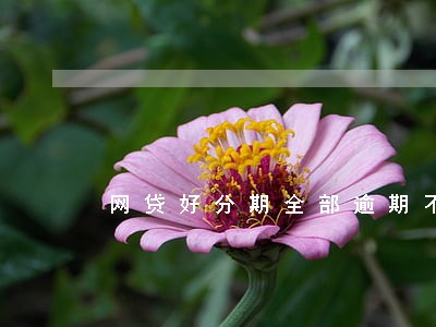 网贷好分期全部逾期不接电话