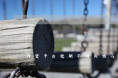 网贷平台逾期不回出借人本金 网贷平台逾期不回出借人本金