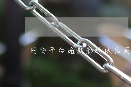 网贷平台逾期影响以后买房么 网贷平台逾期影响以后买房么