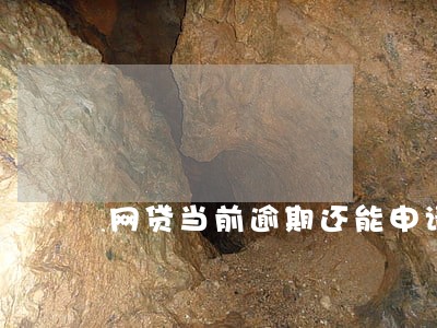 网贷当前逾期还能申请什么 网贷当前逾期还能申请什么