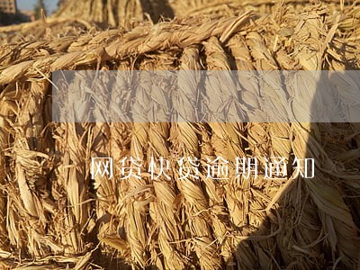 网贷快贷逾期通知 网贷快贷逾期通知