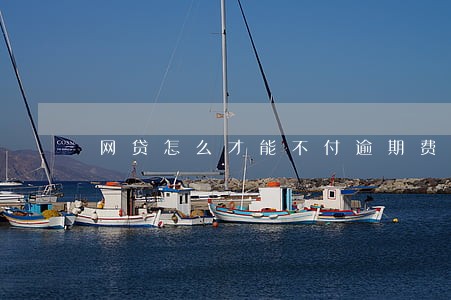 网贷怎么才能不付逾期费 网贷怎么才能不付逾期费
