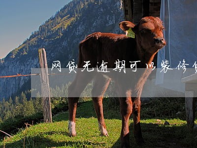 网贷无逾期可以装修贷吗