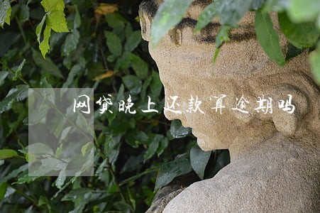 网贷晚上还款算逾期吗 网贷晚上还款算逾期吗