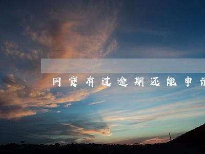 网贷有过逾期还能申请网贷吗 网贷有过逾期还能申请网贷吗