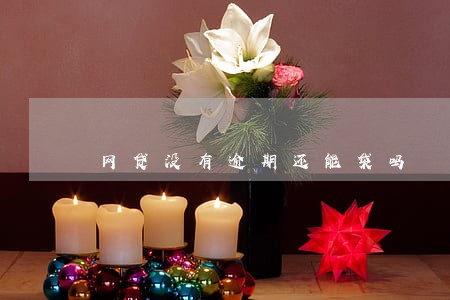 网贷没有逾期还能袋吗 网贷没有逾期还能袋吗