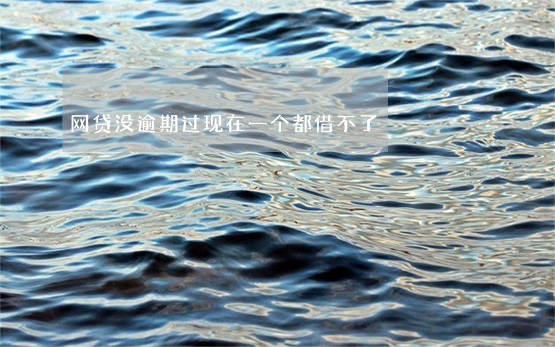 网贷没逾期过现在一个都借不了 网贷没逾期过现在一个都借不了