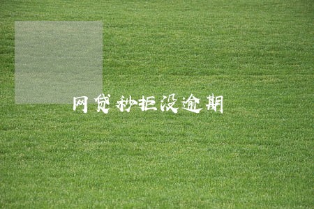 网贷秒拒没逾期 网贷秒拒没逾期