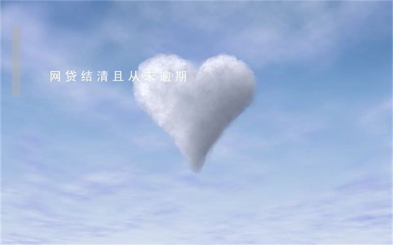网贷结清且从未逾期 网贷结清且从未逾期