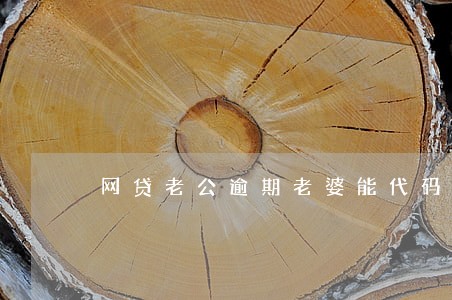 网贷老公逾期老婆能代码 网贷老公逾期老婆能代码