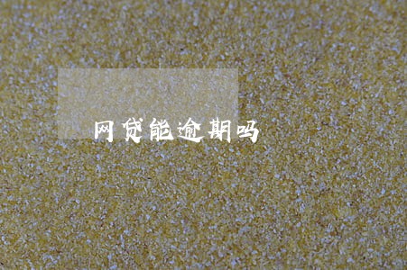 网贷能逾期吗 网贷能逾期吗