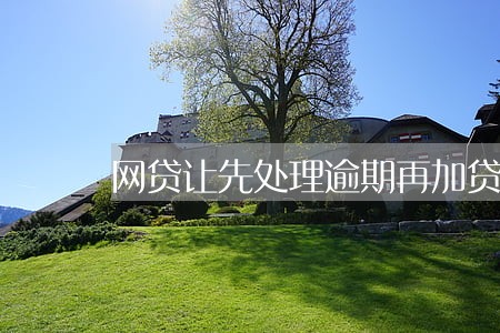 网贷让先处理逾期再加贷 网贷让先处理逾期再加贷
