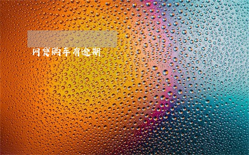 网贷购车有逾期