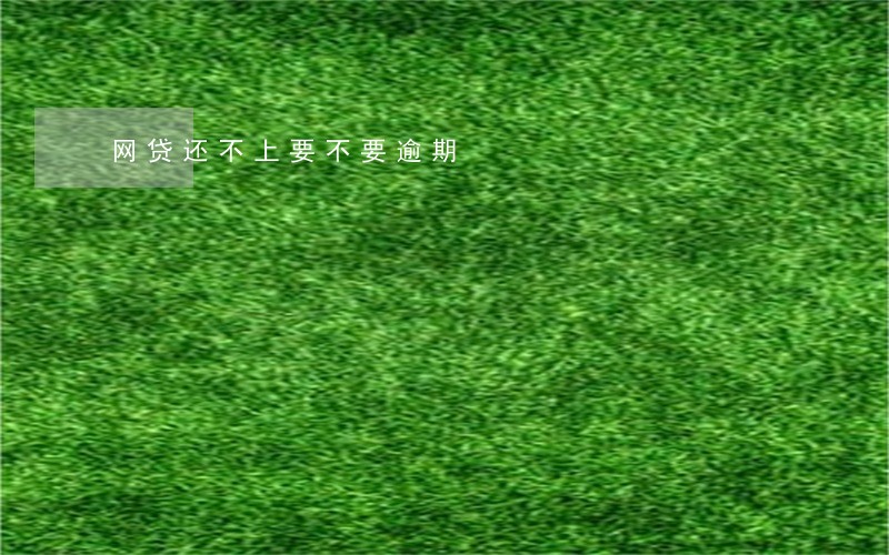 网贷还不上要不要逾期 网贷还不上要不要逾期