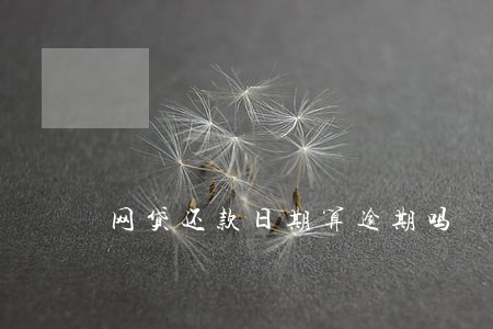 网贷还款日期算逾期吗 网贷还款日期算逾期吗