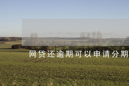 网贷还逾期可以申请分期还款吗 网贷还逾期可以申请分期还款吗