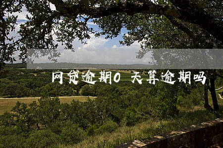 网贷逾期0天算逾期吗 网贷逾期0天算逾期吗
