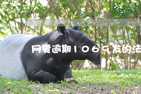 网贷逾期1069发的法院验证码 网贷逾期1069发的法院验证码