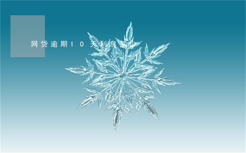 网贷逾期10天利息多少 网贷逾期10天利息多少