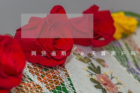 网贷逾期10天算黑户吗 网贷逾期10天算黑户吗