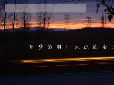 网贷逾期1天还款会上征信吗 网贷逾期1天还款会上征信吗